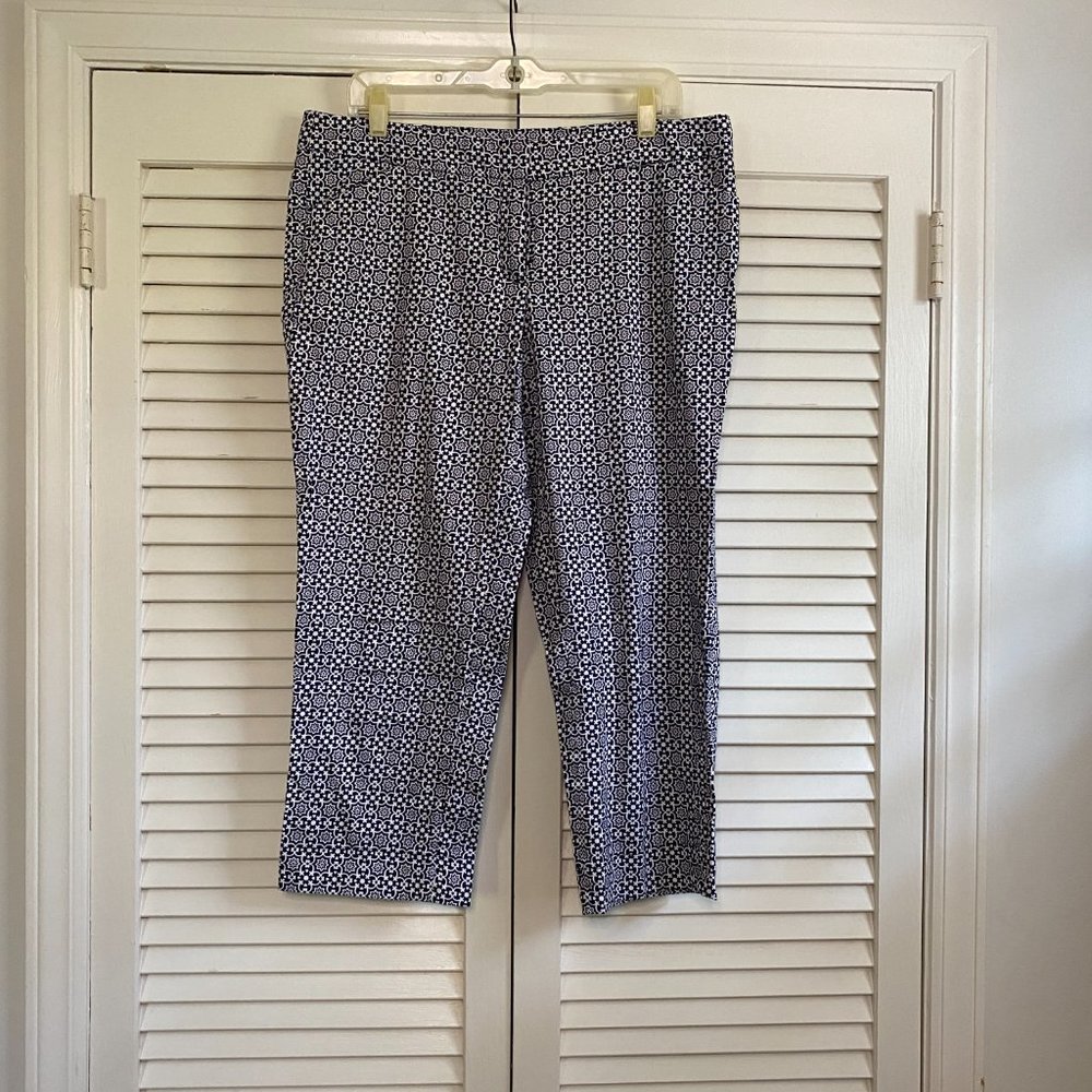 Laundry Size 12 Print Capris
